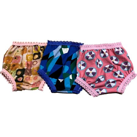 3-Pack trosor till Lillan, dockkläder