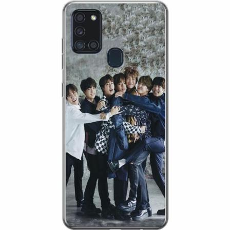 Samsung Galaxy A21s Genomskinligt Skal K-pop Bts