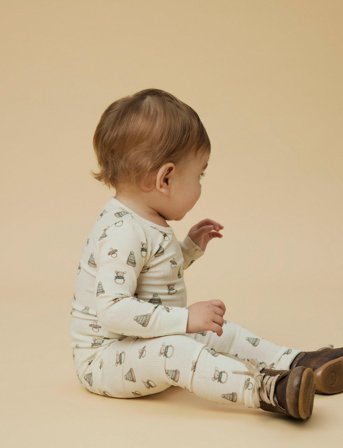 Lil'Atelier Nbngavo Emo Ls Slim Body Lil Noos - Cream - 80