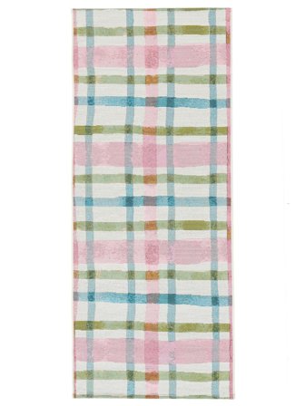 Margerita Indoor/Outdoor Rug Washable 80X200 Small Pink/Multicolor Runner