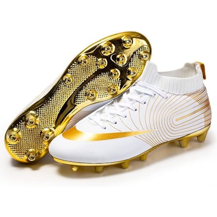 Fotballsko for menn, fotballsko for kvinner, fotballsko for store gutter, fotballsko for innendørs bruk, høye ankelstøvler for menn