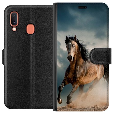 Yhteensopiva Lompakkokotelo Samsung Samsung Galaxy A20e Hevonen