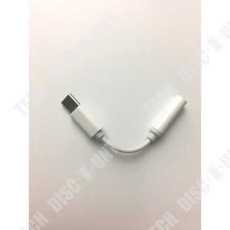 Jack-adapter - TECH DISCOUNT - Lightning till Jack 9mm - Kompatibel med Apple-enheter - Trådbunden