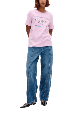 Baum und Pferdgarten Jawo T-shirt T-shirts Dam Lila L