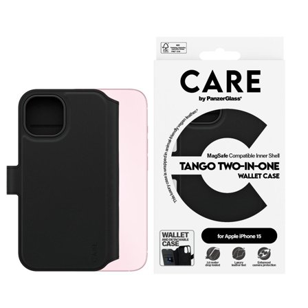 PanzerGlass CARE TANGO WALLET MAGSAFE 2IN1 IPHONE 15 BLACK ACCS