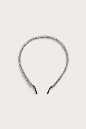 Kappahl | Opaska z kryształkami | Srebrny