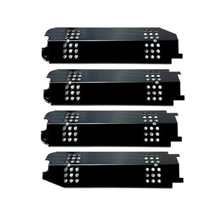 Värmeplåtar för Grill - Svart, 4-pack