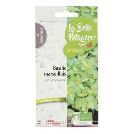 Så frön - Marseille basilika - 0,5 g