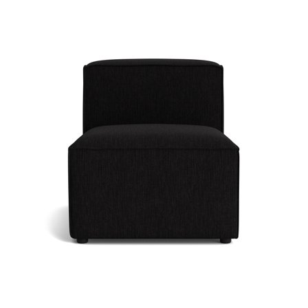 Lissabon sædemodul - Danubio Sort - 70x100x72 - Sofa