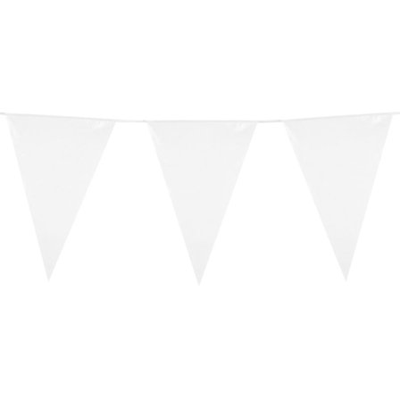 Flagguirlande Hvid XL