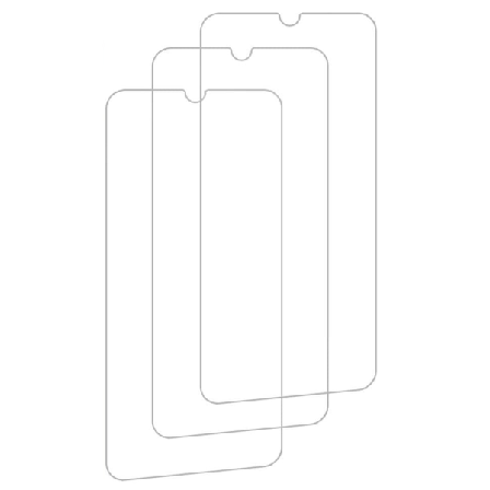 Xiaomi Redmi 9C NFC skjermbeskytter i herdet glass (3-pakning) Transparent