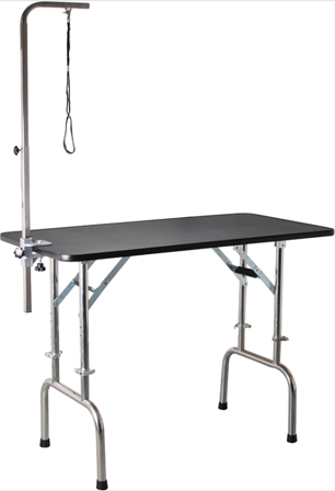 Justerbart Trimmebord med Galge - 124x63x81cm