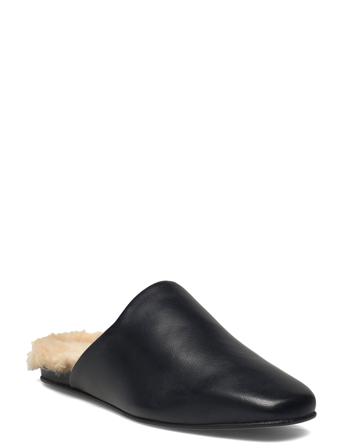 Samiga Leather, 1353 Slipper Black STINE GOYA