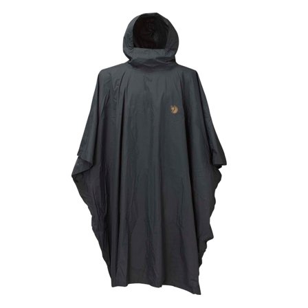 Fjällräven Poncho Men rain jackets Grey OneSize