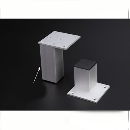 Møbelben - Møbelbeslag - Højde: 60 mm - Farve og