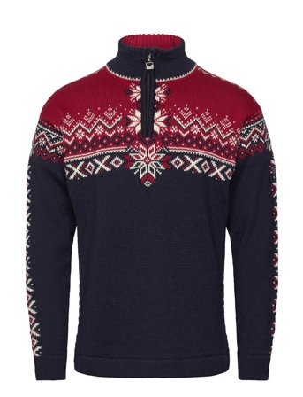 140Th Anniversary Masc Sweater Navy Dale Of Norway