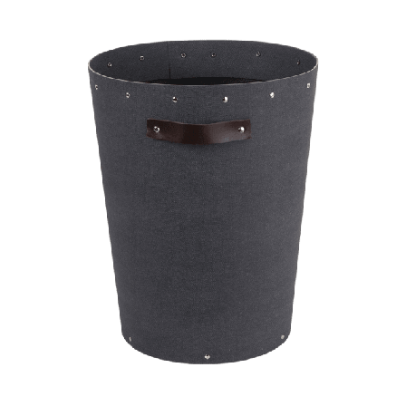 Bigso Box of Sweden Aries, papperskorg Papperskorgar Svart D.27x35 cm