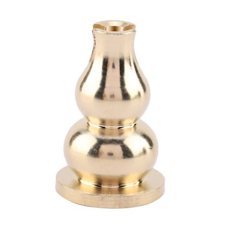 Unik forma rökelsehållare brännare för hemmakontorsdekoration present (kalebassform)