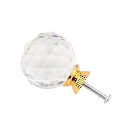 40mm Kristallglas Knopp Skåp Låda Draghandtag (1st)