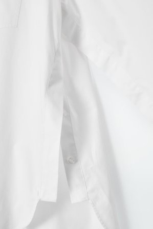 COS Women's Relaxed Open-Sleeve Shirt in White
