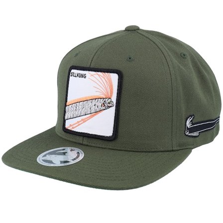 Skillfish - Green snapback Czapka Z Daszkiem - Sillkung Deep Olive Classic Snapback @ Hatstore