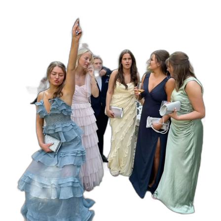 True decadence balklänning