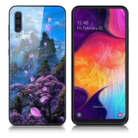 Fantasy Samsung Galaxy A50 skal - Lila Träd