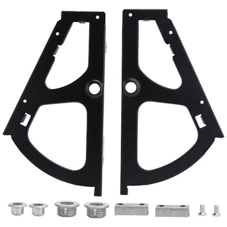 Skoskap skuff hengsel kaldvalset stål møbler dreiehylle beslag svart