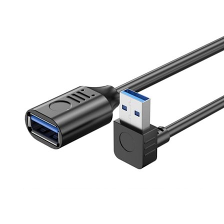 USB förlängningskabel 3.0 hane till hona Data Sync USB -förlängningssladd 90 grader 5 Gbps höghastighetsladdningskabel för mus