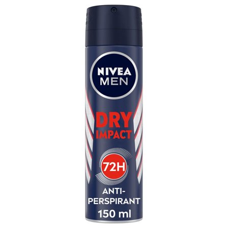 Nivea Men Dry Impact Deodorante Spray Uomo Per 72h Di Protezione