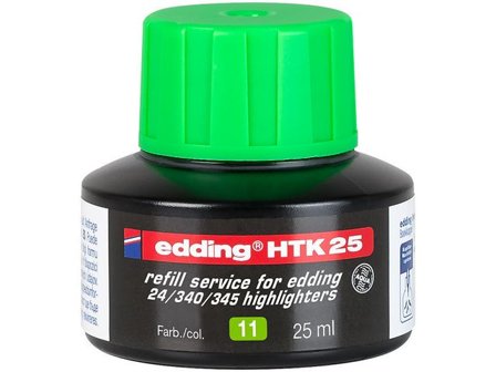 Edding Refill HTK 25 ink grön 25 ml - Lyreco - Kontorsmaterial - Pennor - Pennpatroner