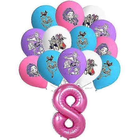 Demon Hunters Engångsservis Flickor Grattis på födelsedagen Party Dekoration Kpop Demon Hunters Party Tillbehör Baby Shower Favörer