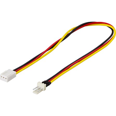 Extension cable for 3-pin fans 30cm
