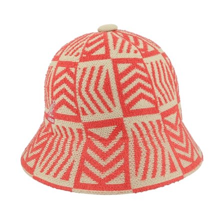 Kangol - Network Casual Cayenne Beige Bucket Bucket Red Hat - @ Hatstore