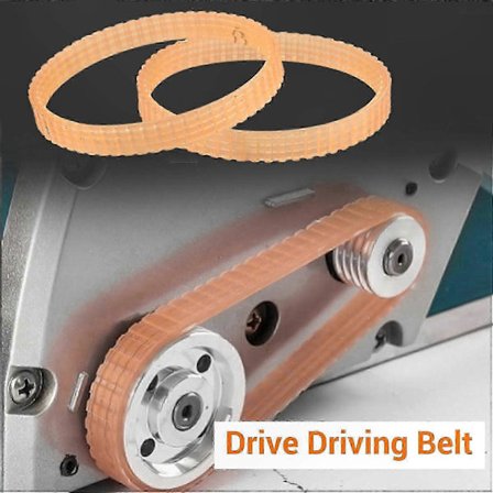 Erstatningsdrivreim for elektrisk høvel, 2-pakning 9,6 mm bredde, kompatibel med 1900B-modeller