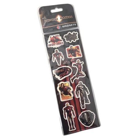 Iron Man I Am Kylskåpsmagnet En Storlek Röd/Svart