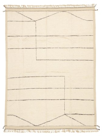 Berber Style Rug 310X411 Beige/Orange Large Wool, Afghanistan