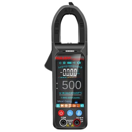 FS8330Pro Digital Tangmeter DC/AC Strøm 6000 Tællinger 400A Multimeter Stor Farveskærm Spændingstester Bil Hz Sort