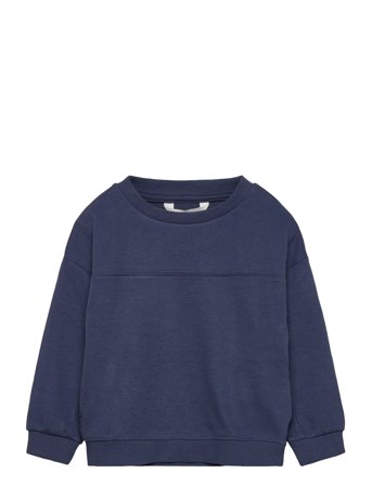 Mango Oversize Cotton Sweatshirt - Navy - 5-6