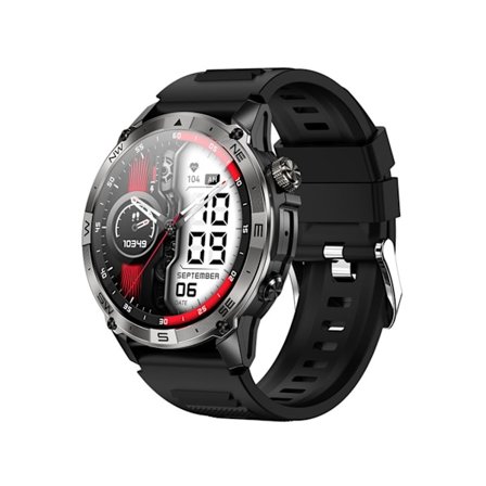 Smartklocka 1 43 Amoled Metriska Förutsägelser 100+ Sportlägen Bluetooth 5.3 Svart