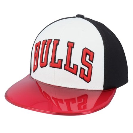 Mitchell & Ness - NBA Bianco snapback Cappellino - Hatstore Exclusive x Chicago Bulls Hatstore Exclusive x Chicago Bulls Transparent White/Black @ 