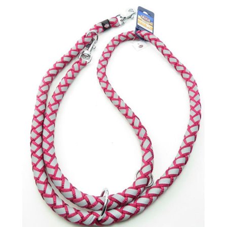 Lad Cavo Reflect ø18mm x 2 M. justerbar Fuchsia til hund - Trixie