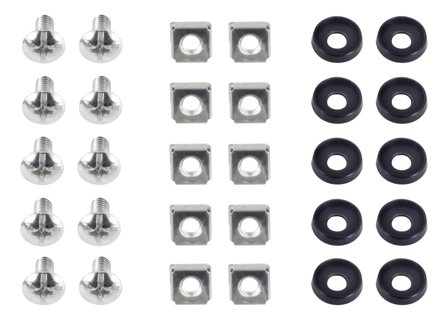 Deltaco M6 skruesats, stjerne og spor