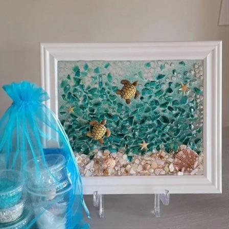 Meriklassikokoelma, Meriklassikokoelmat Aikuisten, Hartsi Meriklassikokoelma, DIY Hartsi Ranta Taidekokoelma, Meriklassikokoelma Valokuvakehyksen 