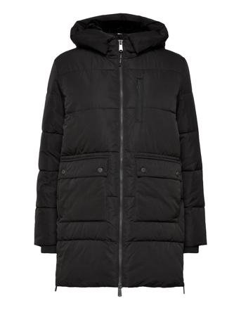 Tjw Hooded Puffa Parka Black Tommy Jeans