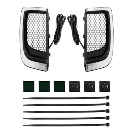 Motorcykel LED-ljus Blinkers SVART