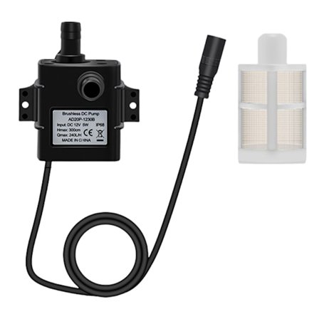 DC12V Lille nedsænkbar vandpumpe 240L/H Akvarium Fisketank pumpe Lav støj