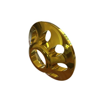 Pro Ultra Sonic Discs S (7mm) - Yellow Metallic