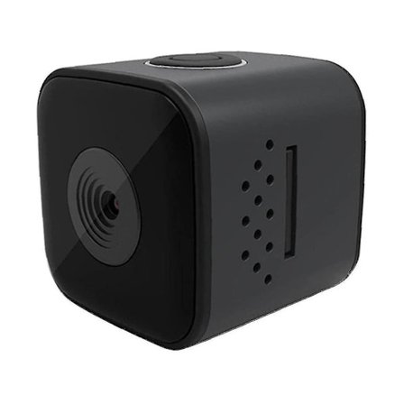 Mini Smart Kamera HD Vattentät 1080P Stöder Mörkerseende och Rörelsedetektering Svart YEMAESRE