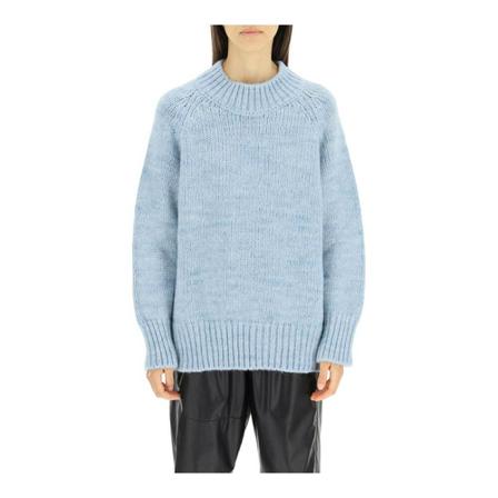 Maison Margiela, Knitwear Blauw, Dames, Maat:M,Cotton